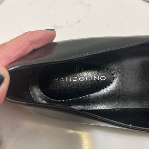 Bandolino Black Patent Leather Loafers 8.5 - Picture 8 of 12